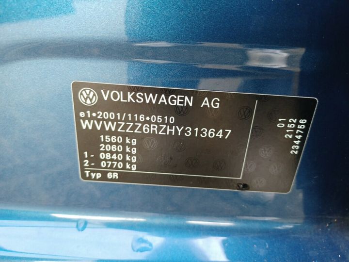 Photo 28 VIN: WVWZZZ6RZHY313647 - VOLKSWAGEN POLO 