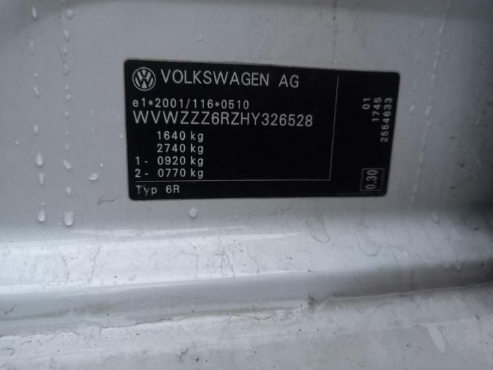 Photo 27 VIN: WVWZZZ6RZHY326528 - VOLKSWAGEN POLO 