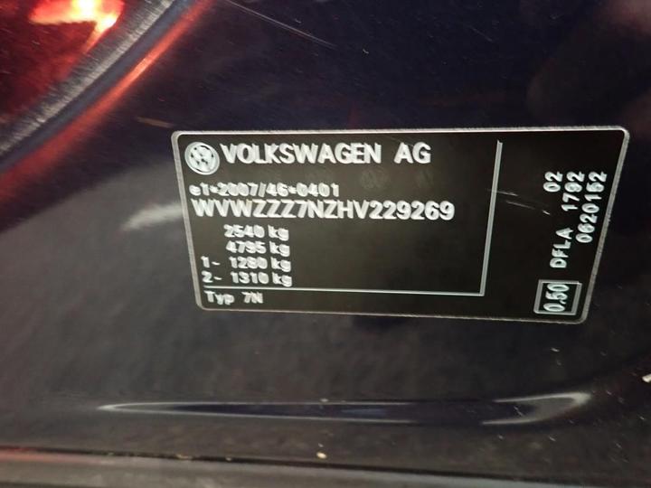 Photo 13 VIN: WVWZZZ7NZHV229269 - VOLKSWAGEN SHARAN 7S 