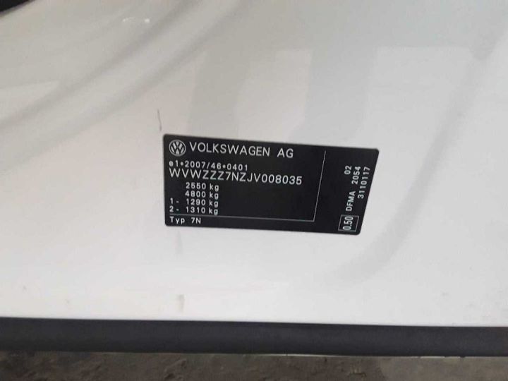 Photo 17 VIN: WVWZZZ7NZJV008035 - VOLKSWAGEN SHARAN 2.0 TDI 