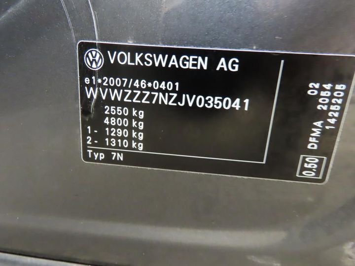 Photo 12 VIN: WVWZZZ7NZJV035041 - VOLKSWAGEN SHARAN 