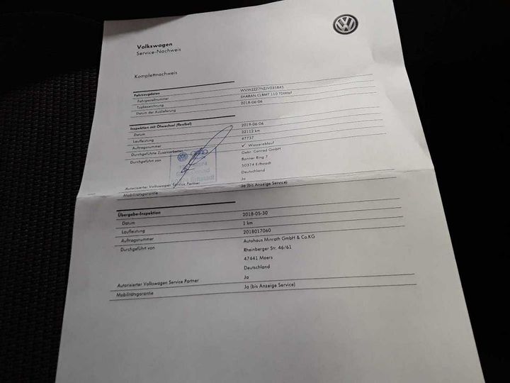 Photo 30 VIN: WVWZZZ7NZJV035845 - VOLKSWAGEN SHARAN 2.0 TDI 