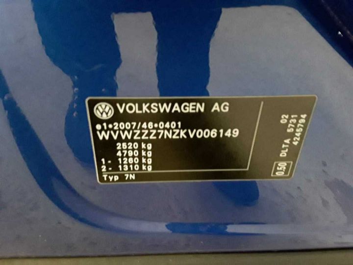 Photo 21 VIN: WVWZZZ7NZKV006149 - VOLKSWAGEN SHARAN 