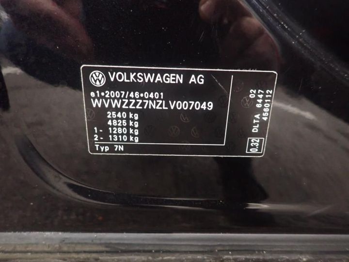 Photo 10 VIN: WVWZZZ7NZLV007049 - VOLKSWAGEN SHARAN 