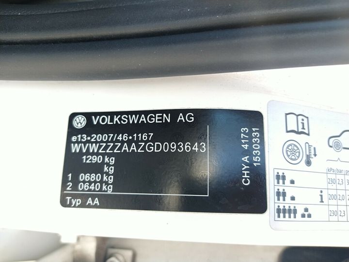 Photo 18 VIN: WVWZZZAAZGD093643 - VOLKSWAGEN UP! 