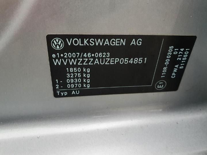 Photo 18 VIN: WVWZZZAUZEP054851 - VOLKSWAGEN GOLF 