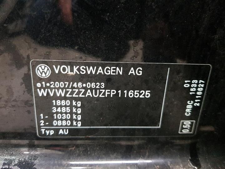 Photo 6 VIN: WVWZZZAUZFP116525 - VOLKSWAGEN GOLF 