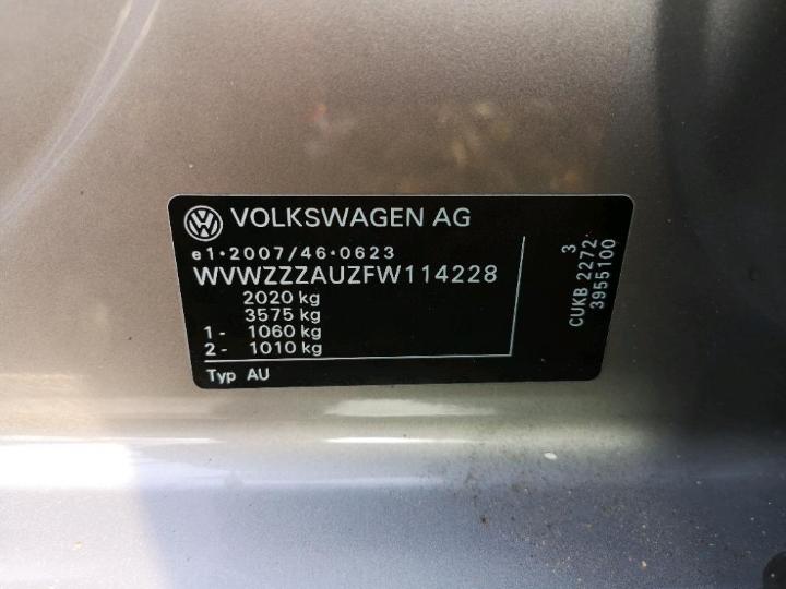 Photo 13 VIN: WVWZZZAUZFW114228 - VOLKSWAGEN GOLF 