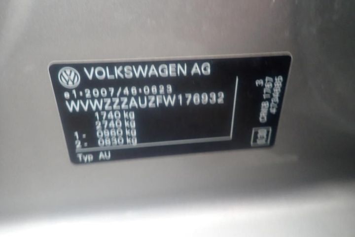 Photo 9 VIN: WVWZZZAUZFW176932 - VOLKSWAGEN GOLF 