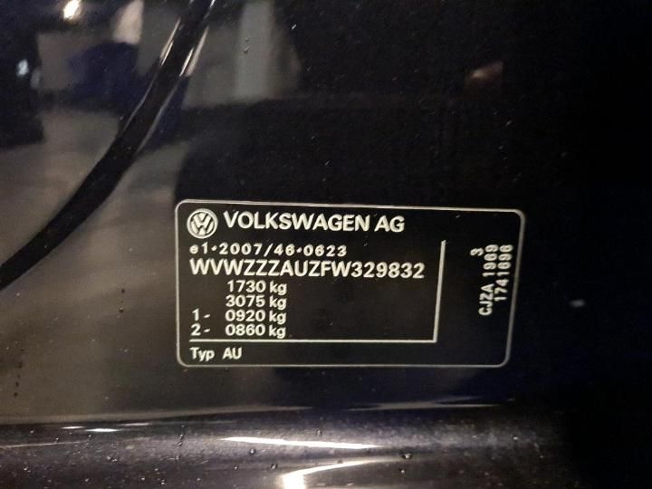 Photo 12 VIN: WVWZZZAUZFW329832 - VOLKSWAGEN GOLF 