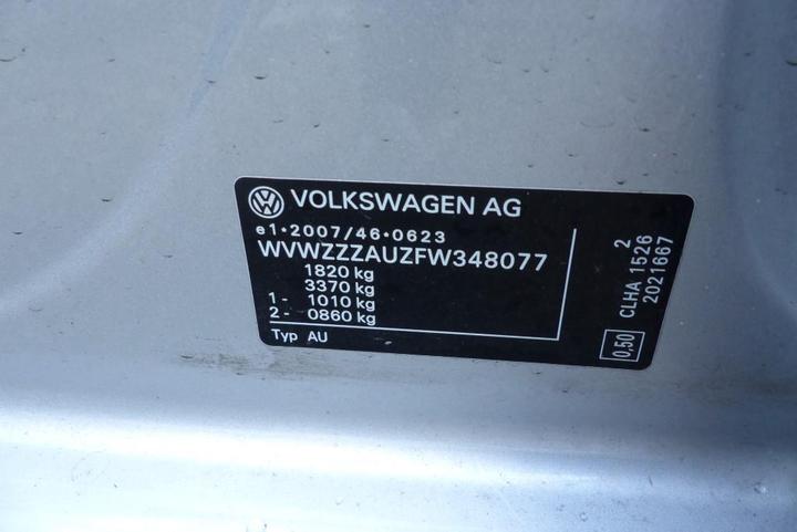 Photo 5 VIN: WVWZZZAUZFW348077 - VOLKSWAGEN GOLF 