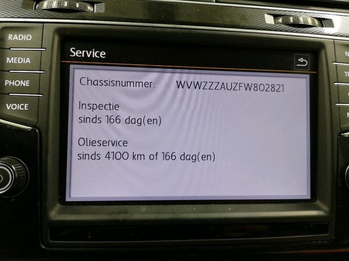 Photo 20 VIN: WVWZZZAUZFW802821 - VOLKSWAGEN GOLF 