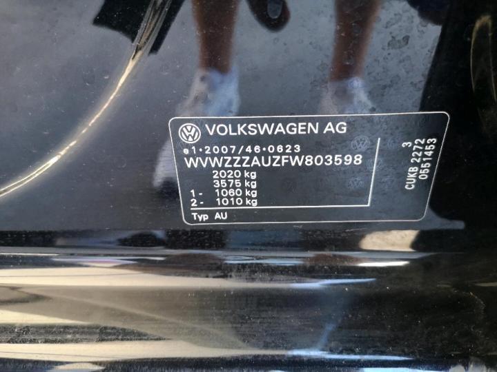 Photo 11 VIN: WVWZZZAUZFW803598 - VOLKSWAGEN GOLF 