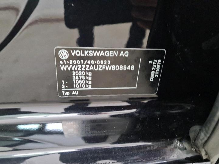 Photo 9 VIN: WVWZZZAUZFW808948 - VOLKSWAGEN GOLF 