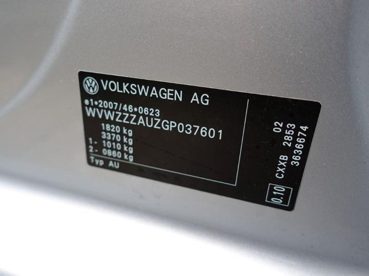 Photo 5 VIN: WVWZZZAUZGP037601 - VOLKSWAGEN GOLF 