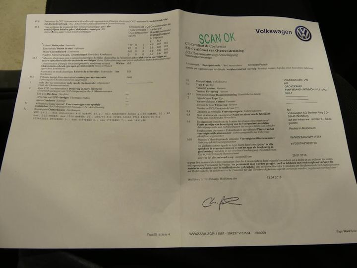 Photo 12 VIN: WVWZZZAUZGP111581 - VOLKSWAGEN GOLF VII 