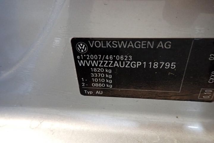 Photo 9 VIN: WVWZZZAUZGP118795 - VOLKSWAGEN GOLF 