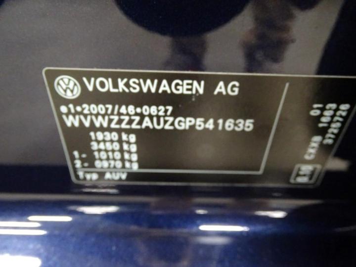 Photo 6 VIN: WVWZZZAUZGP541635 - VOLKSWAGEN GOLF 