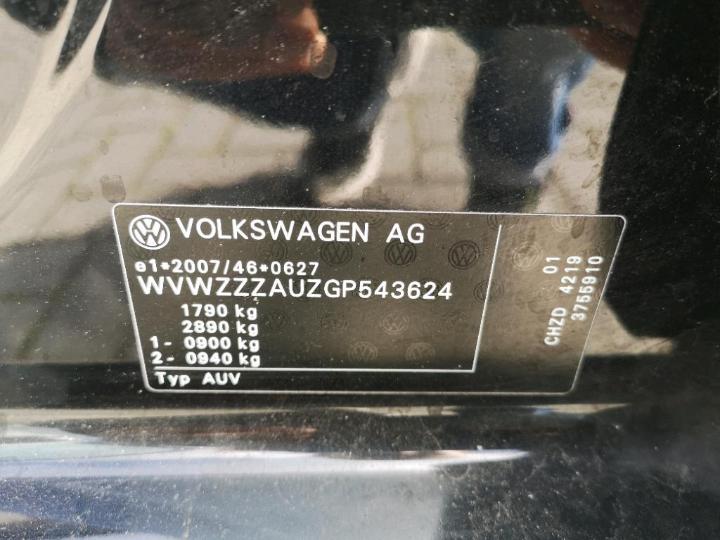 Photo 12 VIN: WVWZZZAUZGP543624 - VOLKSWAGEN GOLF 