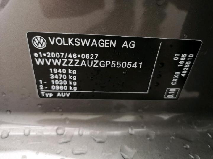 Photo 6 VIN: WVWZZZAUZGP550541 - VOLKSWAGEN GOLF 