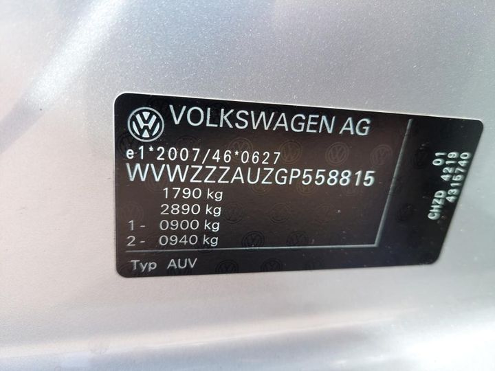 Photo 16 VIN: WVWZZZAUZGP558815 - VOLKSWAGEN GOLF 