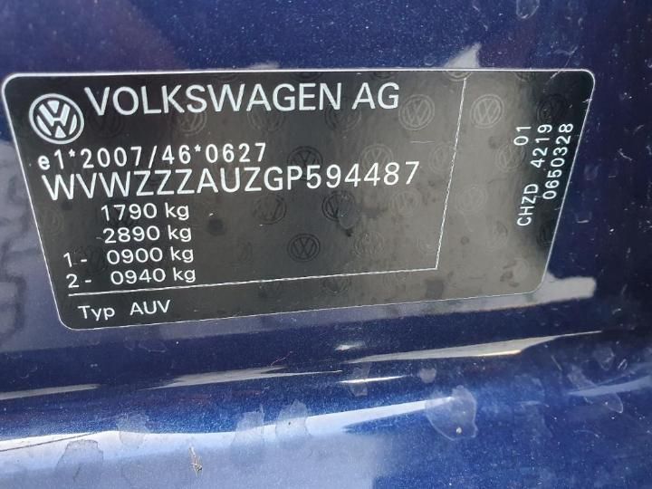 Photo 21 VIN: WVWZZZAUZGP594487 - VOLKSWAGEN GOLF 