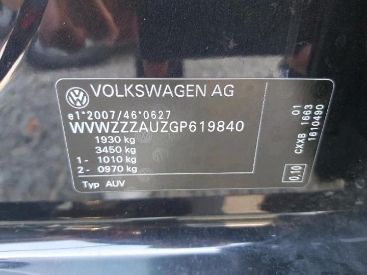 Photo 5 VIN: WVWZZZAUZGP619840 - VOLKSWAGEN GOLF 