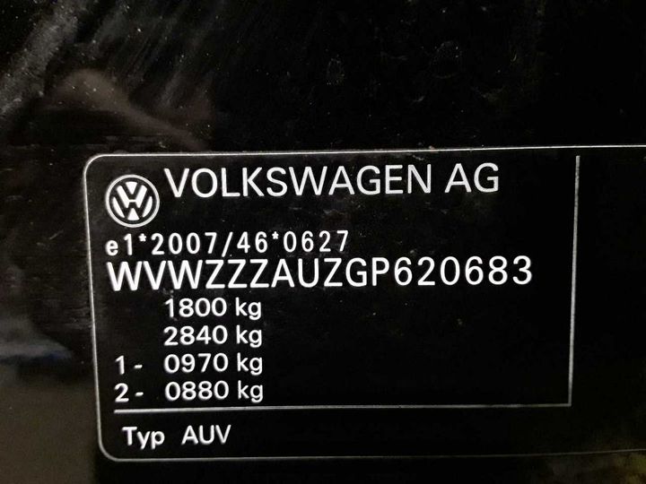 Photo 12 VIN: WVWZZZAUZGP620683 - VOLKSWAGEN GOLF 