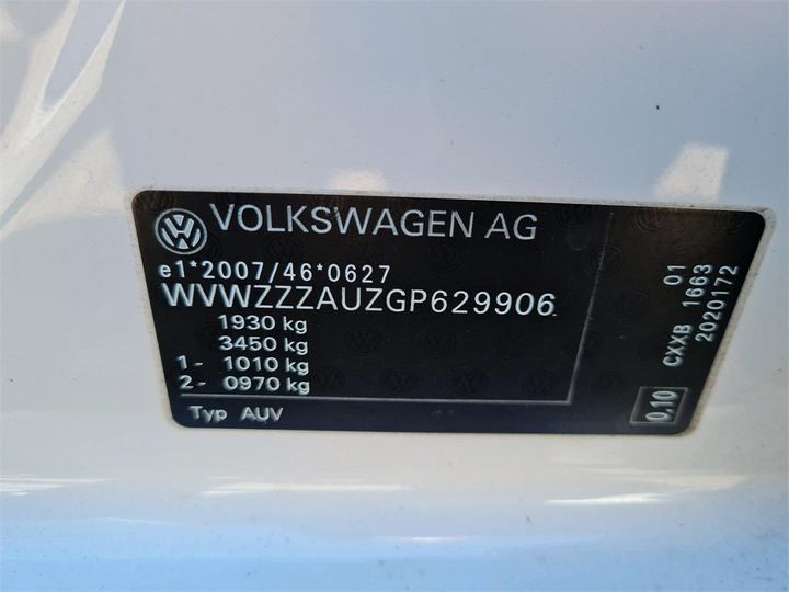 Photo 4 VIN: WVWZZZAUZGP629906 - VOLKSWAGEN GOLF 