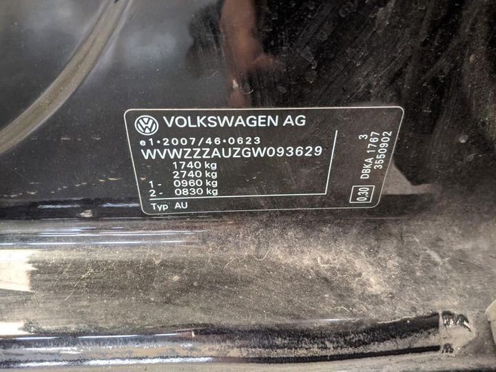 Photo 14 VIN: WVWZZZAUZGW093629 - VOLKSWAGEN GOLF 