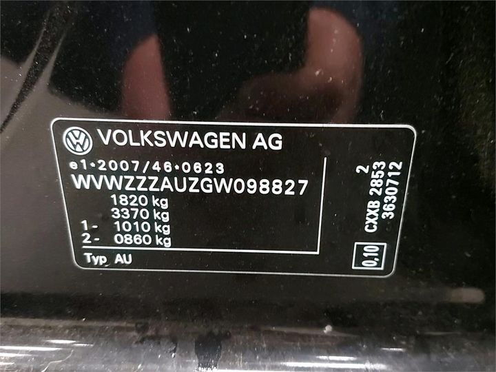 Photo 6 VIN: WVWZZZAUZGW098827 - VOLKSWAGEN GOLF 