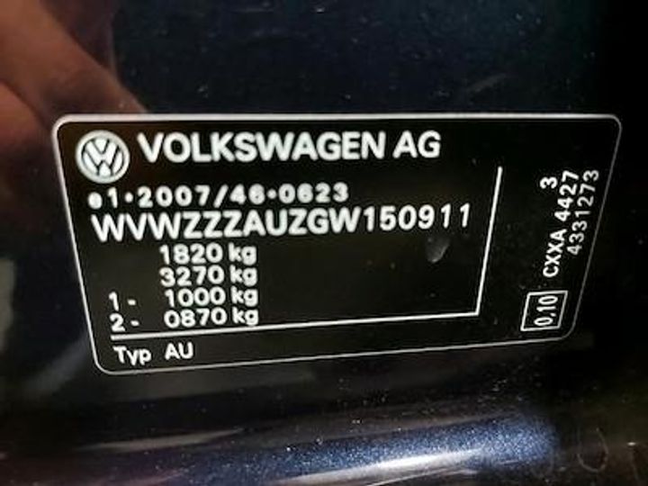 Photo 12 VIN: WVWZZZAUZGW150911 - VOLKSWAGEN GOLF 