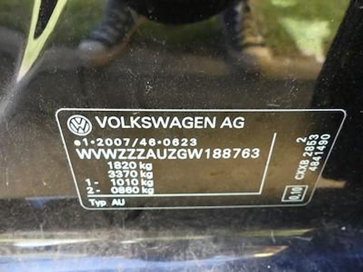 Photo 12 VIN: WVWZZZAUZGW188763 - VOLKSWAGEN GOLF 