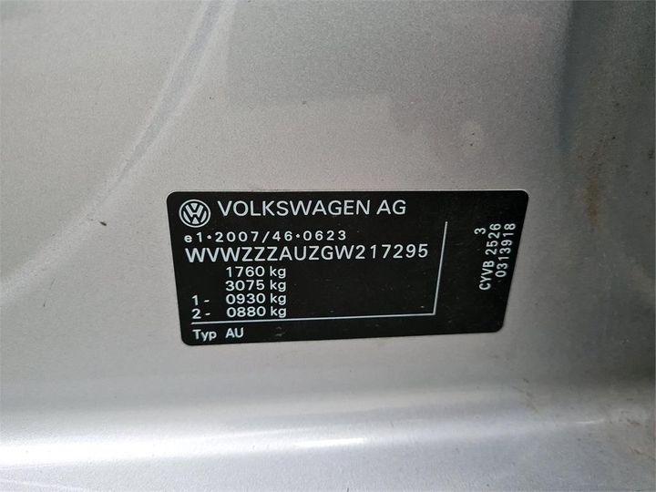 Photo 6 VIN: WVWZZZAUZGW217295 - VOLKSWAGEN GOLF 