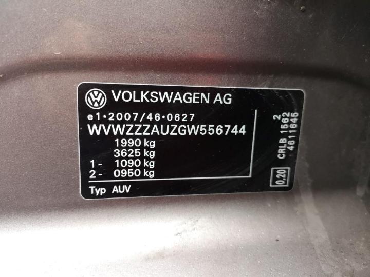 Photo 6 VIN: WVWZZZAUZGW556744 - VOLKSWAGEN GOLF 