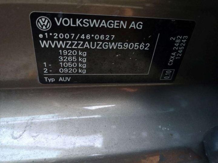 Photo 8 VIN: WVWZZZAUZGW590562 - VOLKSWAGEN GOLF 