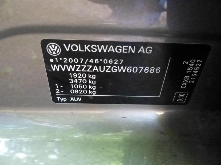 Photo 5 VIN: WVWZZZAUZGW607686 - VOLKSWAGEN GOLF 