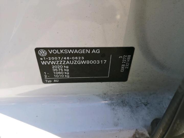 Photo 15 VIN: WVWZZZAUZGW800317 - VOLKSWAGEN GOLF 