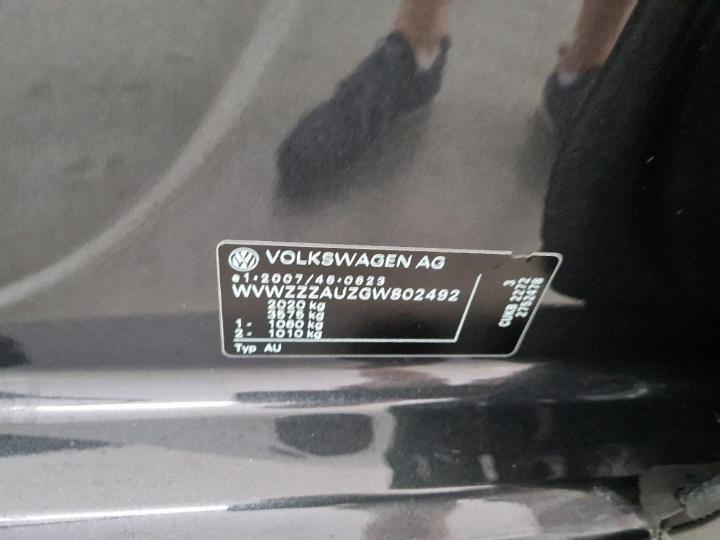 Photo 9 VIN: WVWZZZAUZGW802492 - VOLKSWAGEN GOLF 