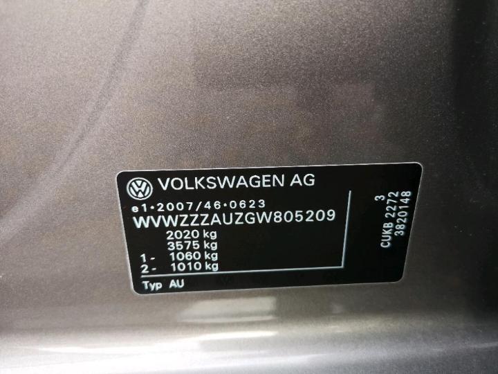 Photo 14 VIN: WVWZZZAUZGW805209 - VOLKSWAGEN GOLF 