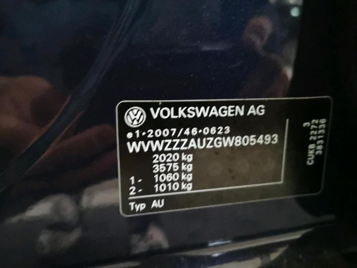 Photo 14 VIN: WVWZZZAUZGW805493 - VOLKSWAGEN GOLF 