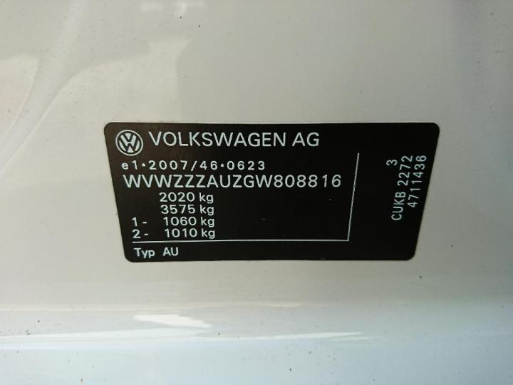 Photo 22 VIN: WVWZZZAUZGW808816 - VOLKSWAGEN GOLF 