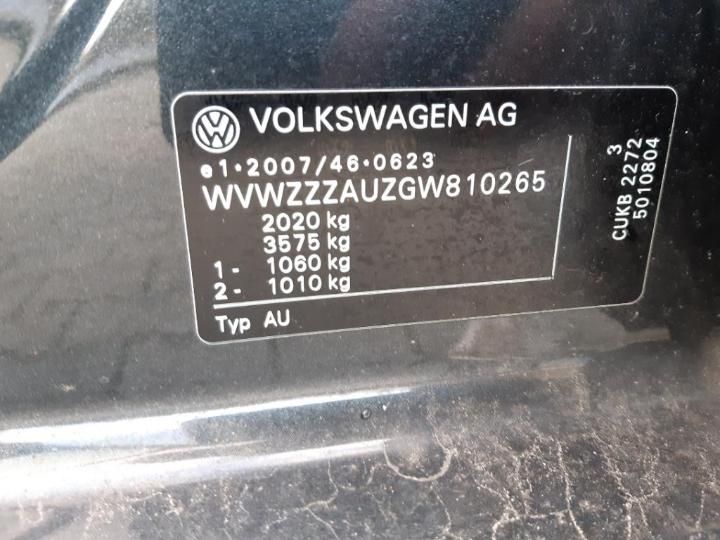 Photo 22 VIN: WVWZZZAUZGW810265 - VOLKSWAGEN GOLF 