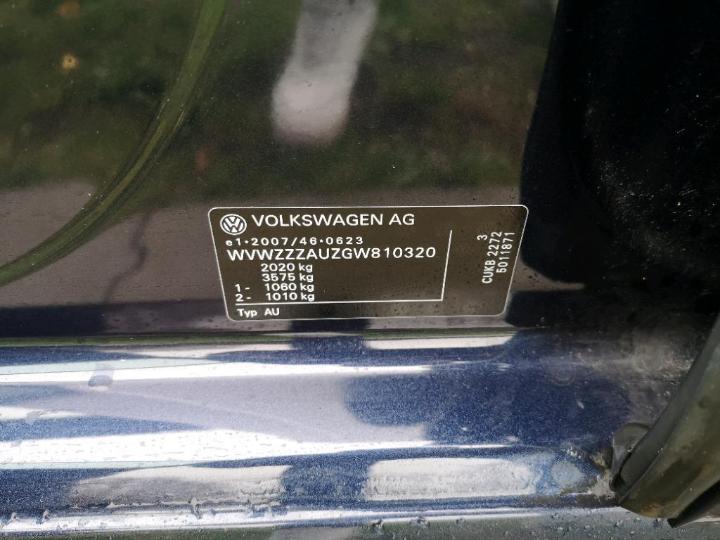 Photo 14 VIN: WVWZZZAUZGW810320 - VOLKSWAGEN GOLF 