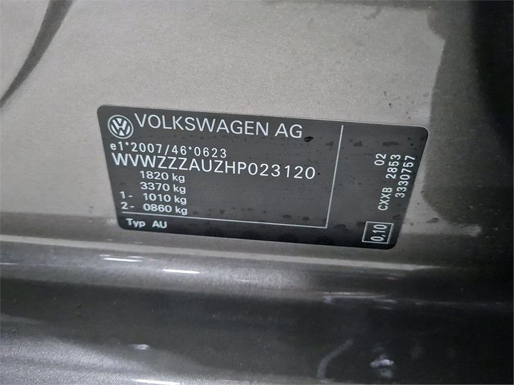 Photo 6 VIN: WVWZZZAUZHP023120 - VOLKSWAGEN GOLF 