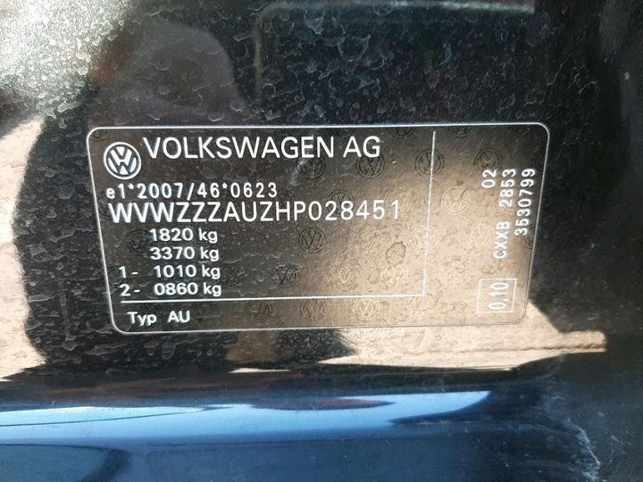 Photo 26 VIN: WVWZZZAUZHP028451 - VOLKSWAGEN GOLF 