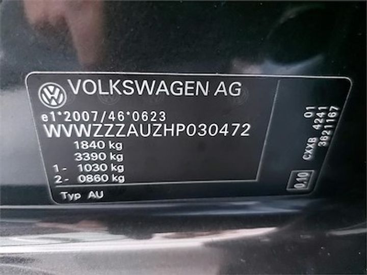 Photo 11 VIN: WVWZZZAUZHP030472 - VOLKSWAGEN GOLF 