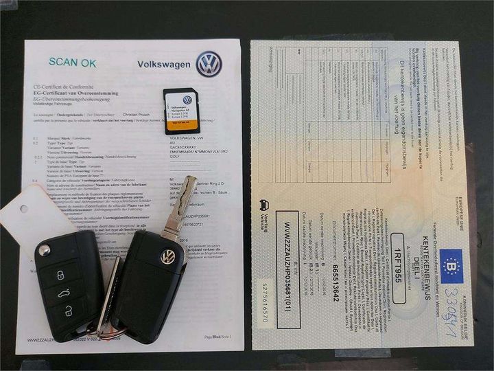 Photo 1 VIN: WVWZZZAUZHP035681 - VOLKSWAGEN GOLF 