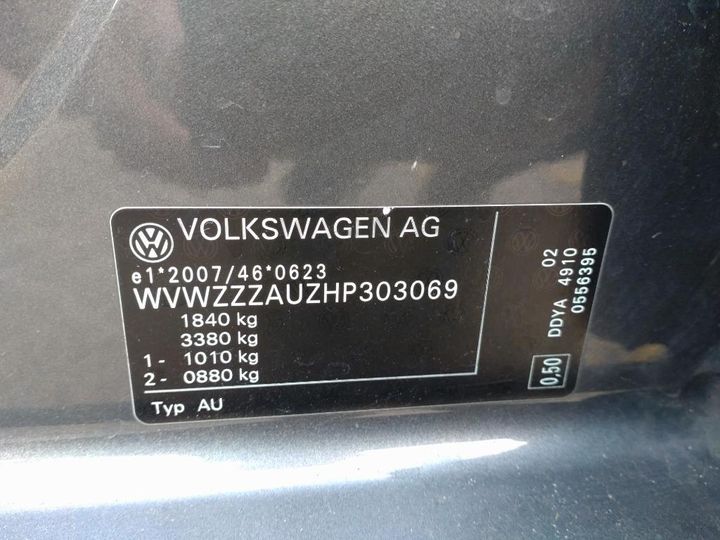 Photo 19 VIN: WVWZZZAUZHP303069 - VOLKSWAGEN GOLF 