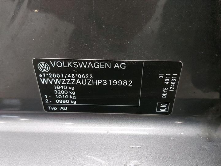 Photo 6 VIN: WVWZZZAUZHP319982 - VOLKSWAGEN GOLF 